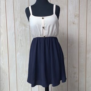 lace back mini dress